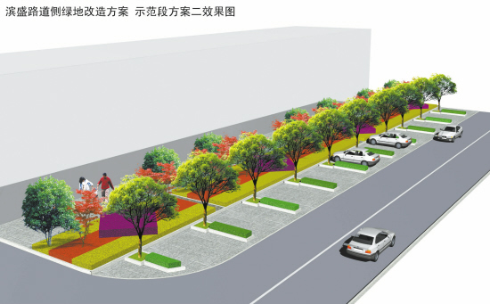 为了改建成免费停车位 杭州滨盛路改造却无奈