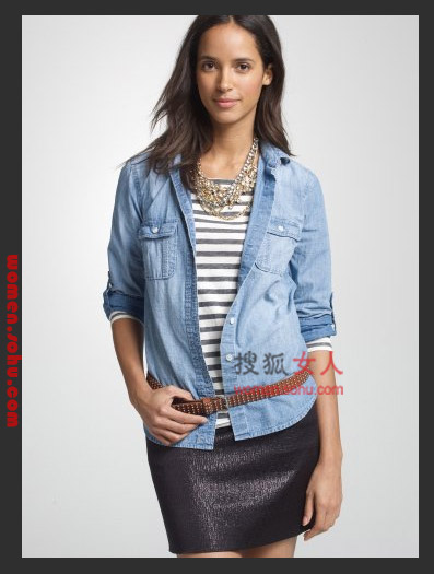 人气衬衣多穿法 内搭外穿都好看--普陀新闻网