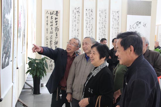 上虞普陀书画联展在我区开展