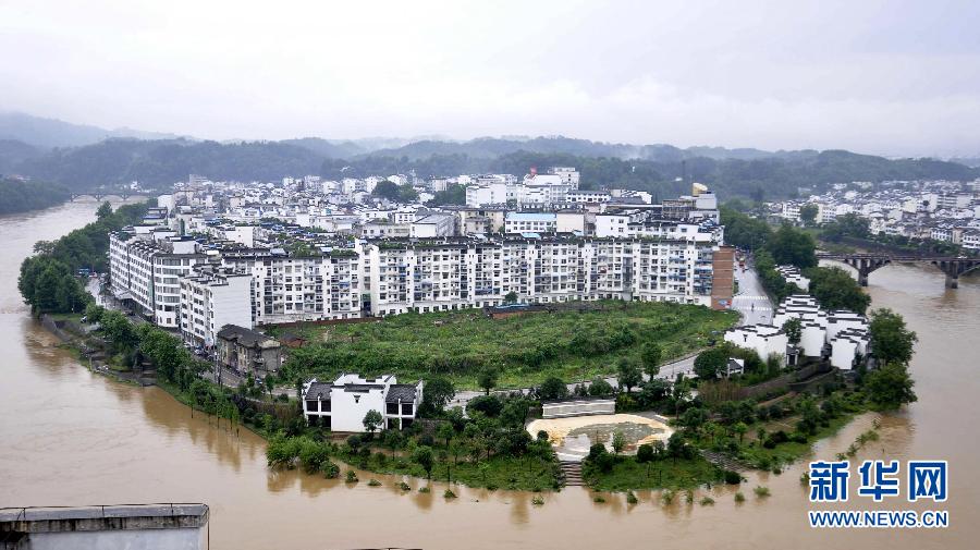 江西婺源 洪水围城